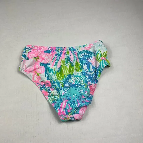 Lilly Pulitzer Womens Taj Bikini Swimsuit Bottom Colorful Beach Pool Size 4 - Picture 6 of 7